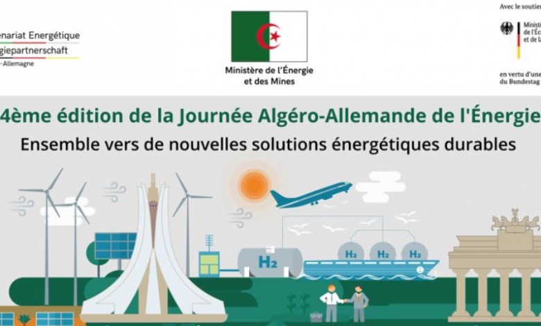Hydrogène vert et énergies renouvelables, prinipaux thèmes de la 4ème édition de la Journée Algéro-Allemande de l’Énergie