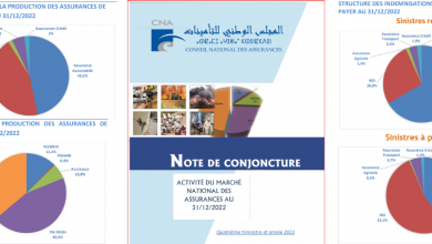 Marché des assurances : Une croissance de 5,9% en 2022 (Note de conjoncture du CNA)